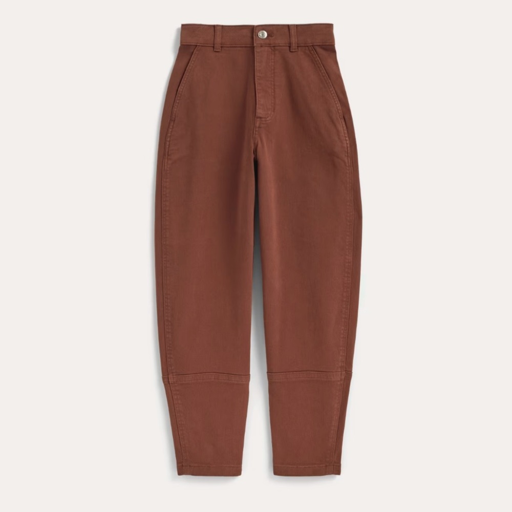 Everlane Utility Barrel pants Rosewood